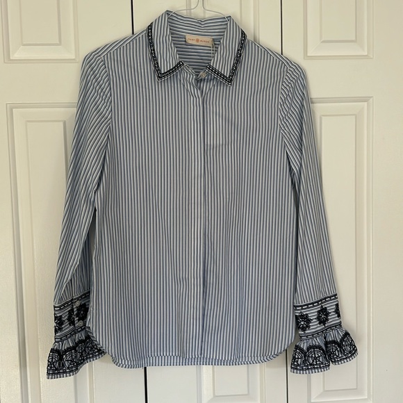 Tory Burch Tops - NWT Tory Burch ombré striped shirt
